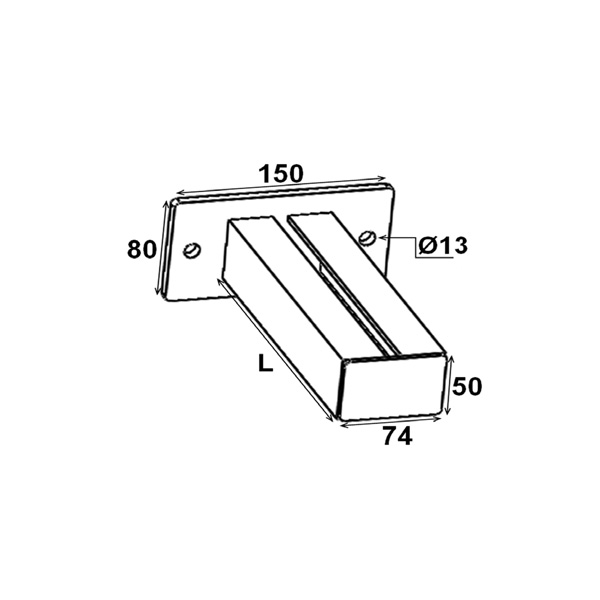Support horizontal (LG 200 - LG 500)
