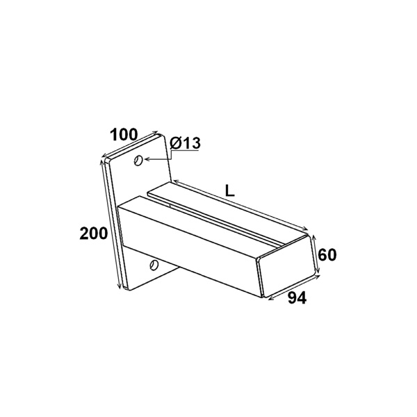 Support vertical (LG 600 - LG 2000)