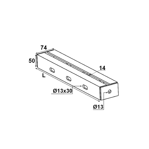Support sans platine (LG 300-LG 500)